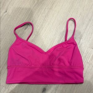 lululemon athletica Hot Pink Strappy Bralette
